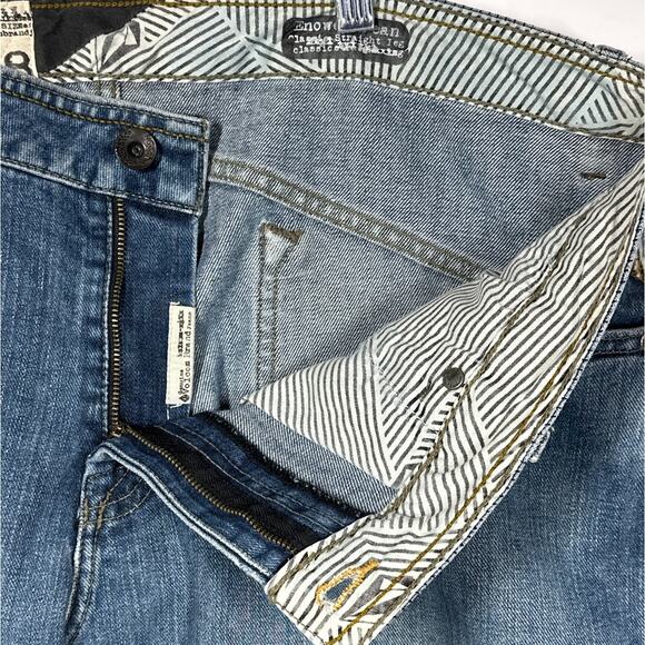 Volcom Enowen Classic Straight Leg Denim Skater Jeans Streetwear Blue Size 38 - Picture 6 of 16